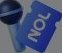 NOL 티켓 — 남색 마이크와 NOL 워드마크가 인쇄된 파란 티켓 아이콘