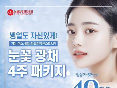 노블성형외과 눈꽃 광채 패키지 변환 미리보기