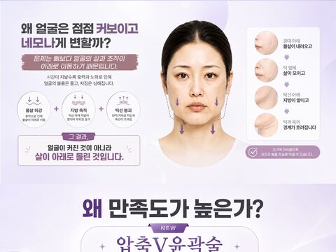 SH성형외과 압축V윤곽술 변환 결과
